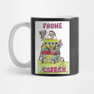 German Happy Easter Mug